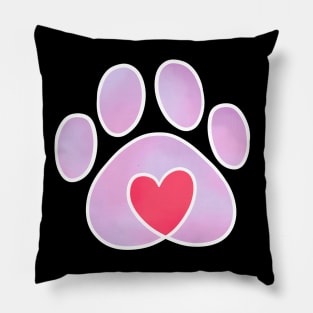 Pet Love Pink Pillow