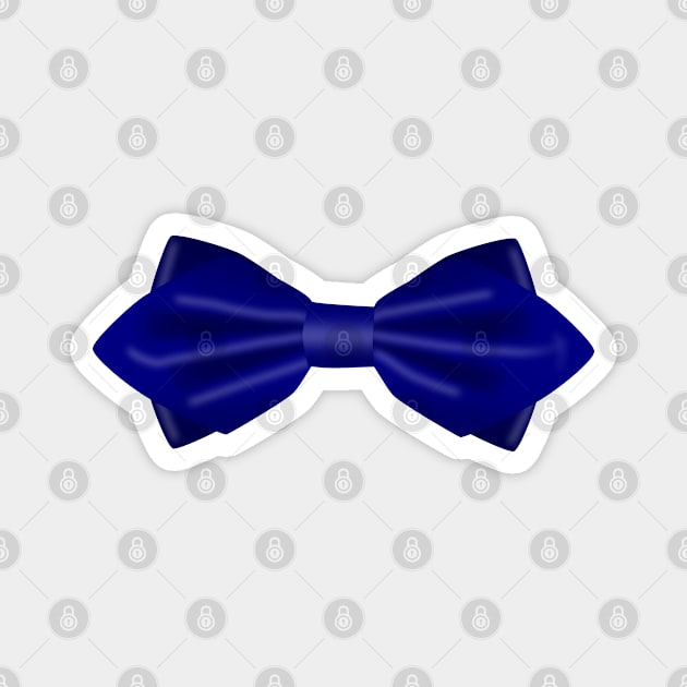 Blue Dinner Bow Tie Funny Gift Magnet by HappyGiftArt