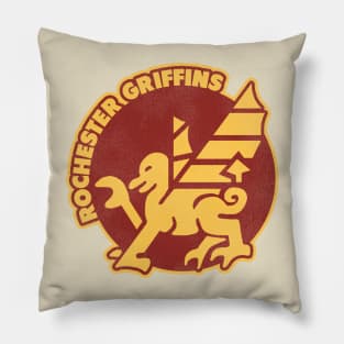 Defunct Rochester Griffins Lacrosse Team Pillow