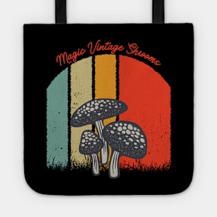 Magic Vintage Shrooms Sunset Vintage Magic Mushrooms Tote