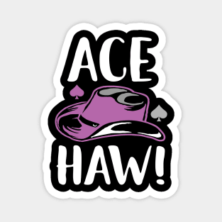 Ace Haw Asexual Cowboy Magnet