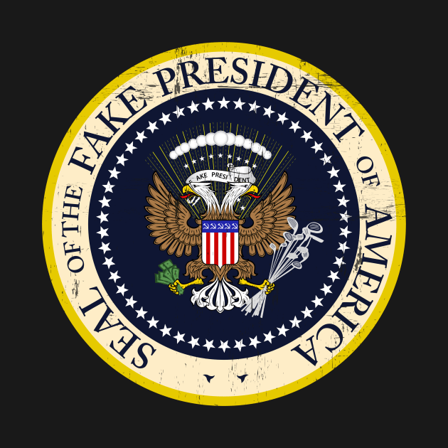 Fake Presidential Seal T-Shirt | Trump Fake Russian presidential seal 45 is a puppet political shirt by Wintrly