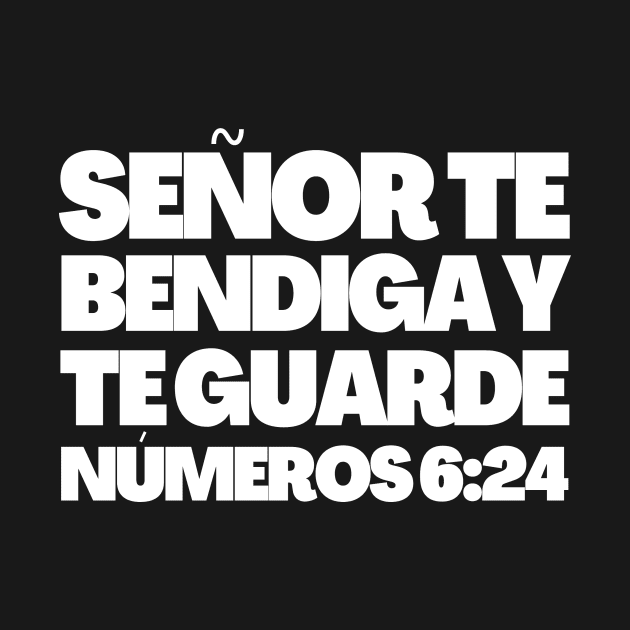 Numbers 6-24 Lord Bless You Spanish by BubbleMench