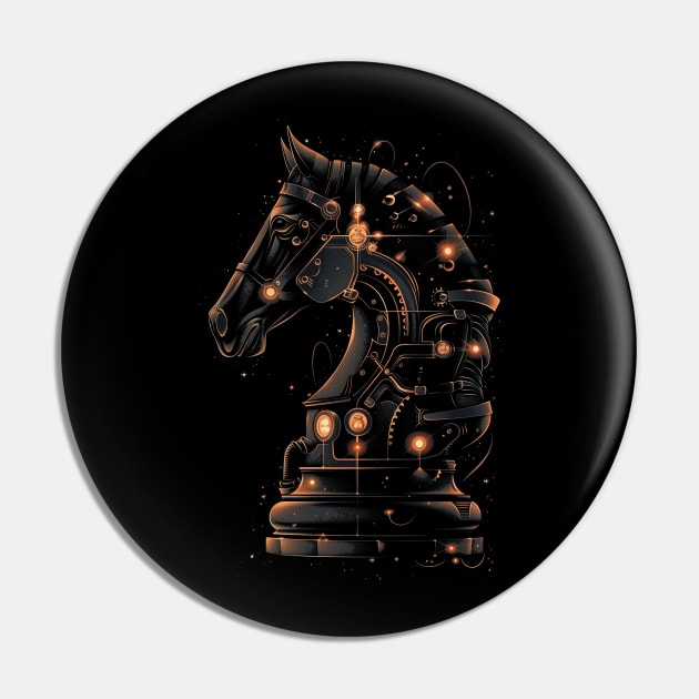 Chess horse Pin by InfinityCircle