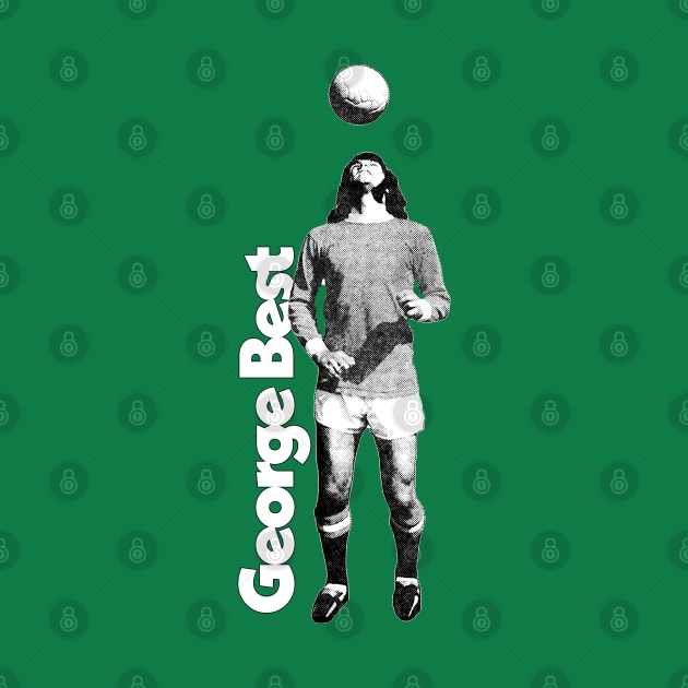 George Best - Retro Fan Artwork by DankFutura