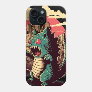 Breaking Cat! Catzilla Phone Case