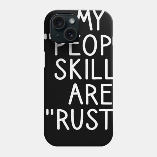 Supernatural Castiel 'People Skills' Phone Case