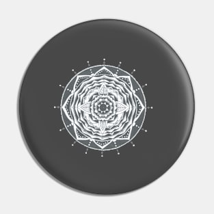 black mandala Pin