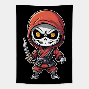 Skeleton Ninja 3 Tapestry
