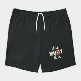 It is What It is Doodle Cat Shorts