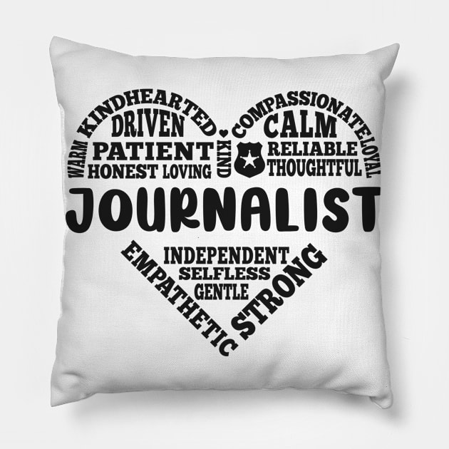 Journalist love Pillow by SerenityByAlex