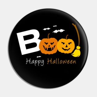 Boo pumpkin Halloween Shirt, Funny Halloween shirt Pin