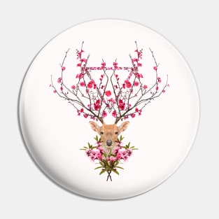 spring deer Pin