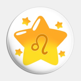 Astrological Sign Star - Leo Pin