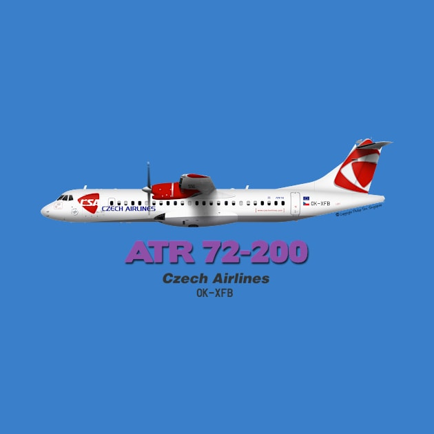 Avions de Transport Régional 72-200 - Czech Airlines by TheArtofFlying