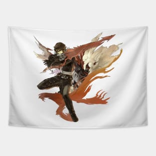 Gunblade Commander Tapestry