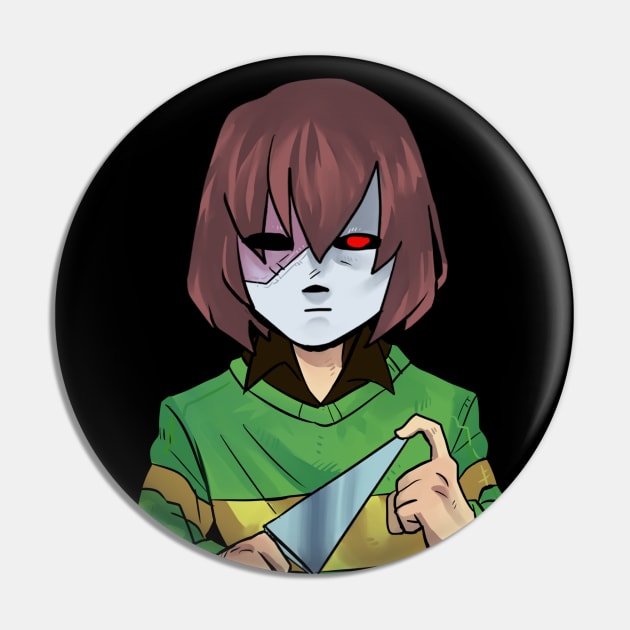 Chara [Sally Face] Pin by WiliamGlowing