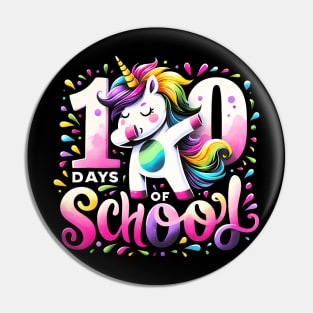 100 Days Of School Cute Unicorn Back To School Unicorn Pin