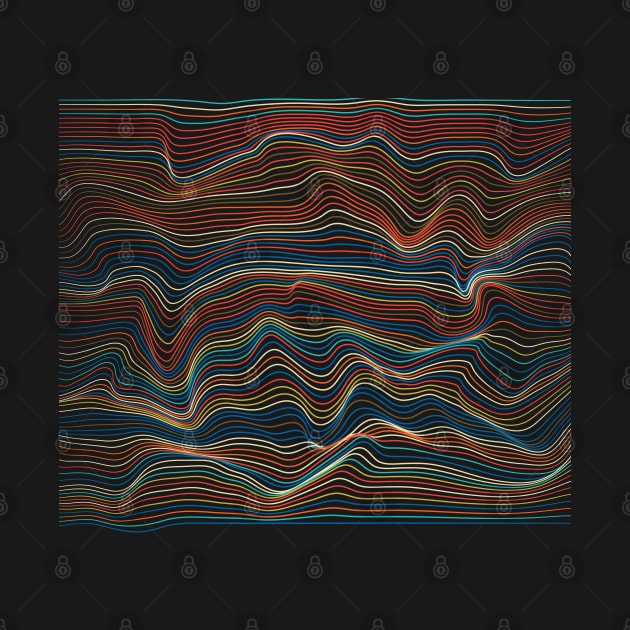 Wavy Color Lines by RajaGraphica