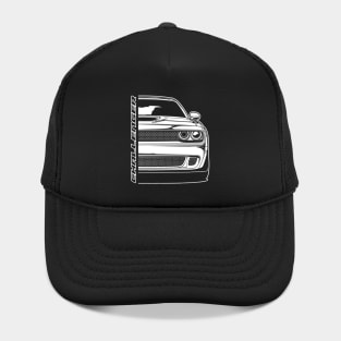 Dodge Challenger SRT White Print Hat