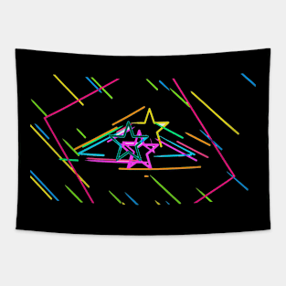 geometry and stars Tapestry