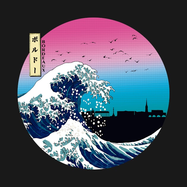 Bordeaux Kanagawa Wave 90s by Ferrazi