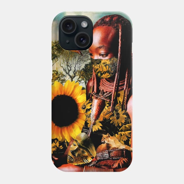 Africa Mother Baby Motherhood African American Love Gift Phone Case by seruniartworks