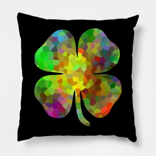 GEOMETRIC Four Leaf Clover Pillow