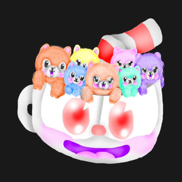 Cup Full of Alpacas by Livvy