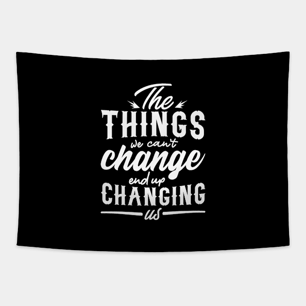 'End Up Changing Us' Autism Awareness Shirt Tapestry by ourwackyhome