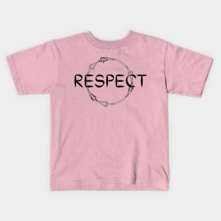 RESPECT PLUS + TEXT Kids T-Shirt for Sale by Lakisha's Design