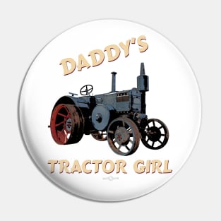 Daddy's tractor girl Pin