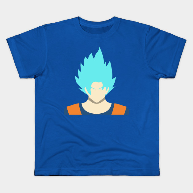 Goku Blue Vector Dragon Ball Kids T Shirt Teepublic