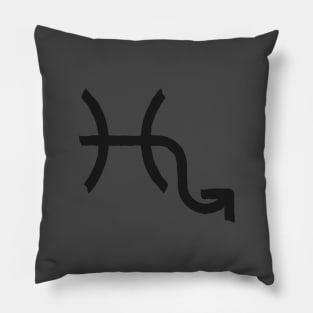 Pisces and Scorpio Double Zodiac Horoscope Signs Pillow