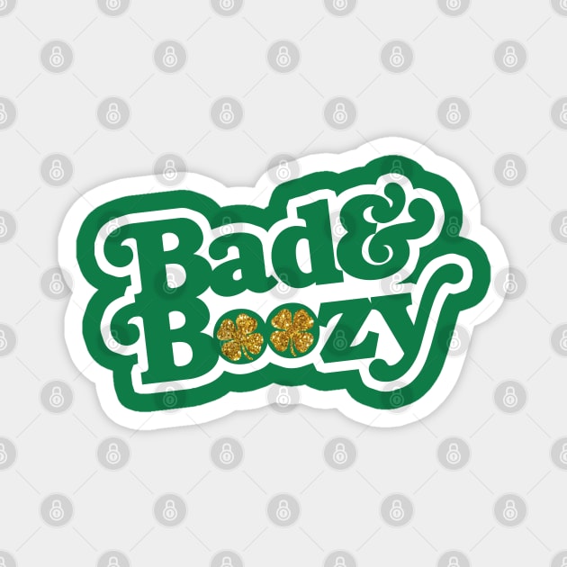 Bad & Boozy Magnet by geekingoutfitters