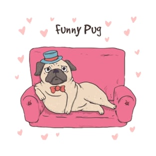 Relax pug T-Shirt