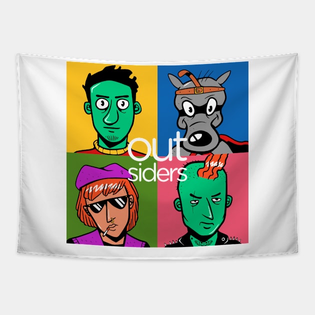 Outsiders Tapestry by Camelo