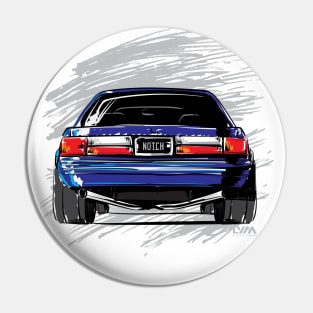 Notch Fox Body Ford Mustang Pin