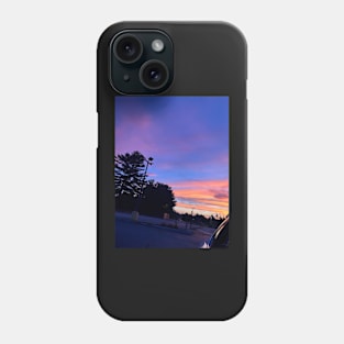 Sunset over Burger King Parking Lot Phone Case