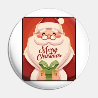 Merry Christmas from Santa Pin