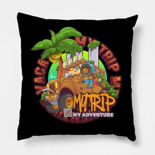 The Cartoon Character Adventure Pillow