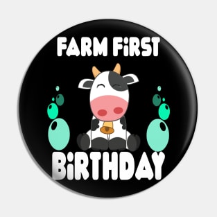 Holy cow l'm one birthday girl Pin