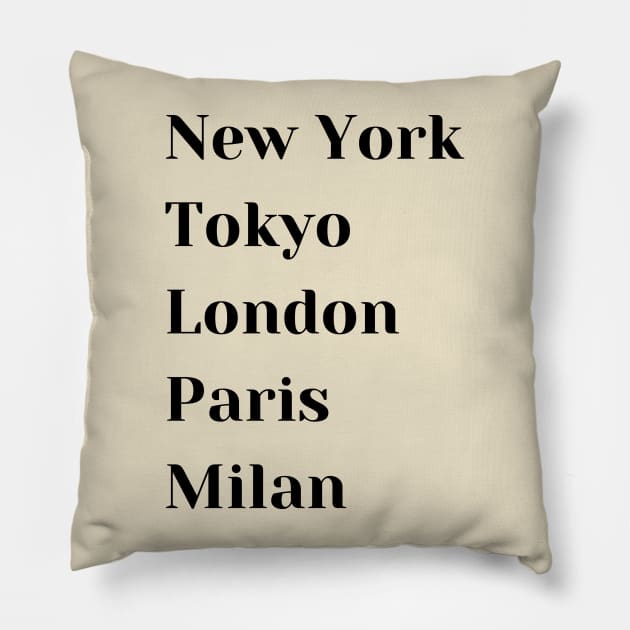 original minimalist design Pillow by jose tovar designs