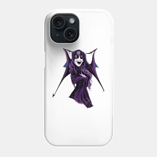 Halloween Bat Witch Laughing Phone Case