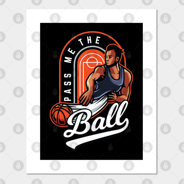 Cool Basketball Image Art B Ball Hoops Sport Slogan T Shirt