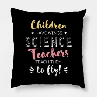 Science Teacher Gifts - Beautiful Wings Quote Pillow