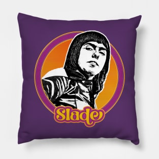 Slade // Retro 1970s Style Fan Art Design Pillow