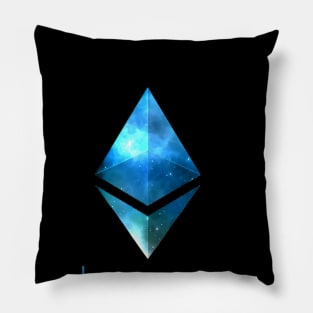 Ethereum (ETH) Logo - Etheric Blue Pillow