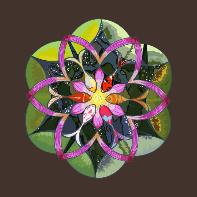 Koi Mandala by Dragonsqueaks