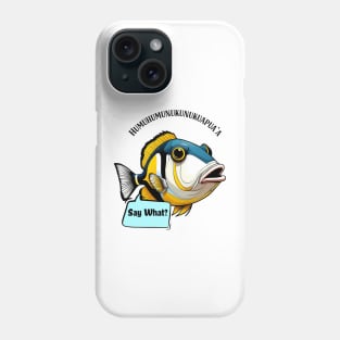 Aloha Vibes: Hawaii State Fish Reef Triggerfish Funny Tee Phone Case